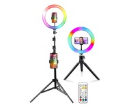 Mozos Lampa pierścieniowa LED 26cm RGB - 1239238 - zdjęcie 1